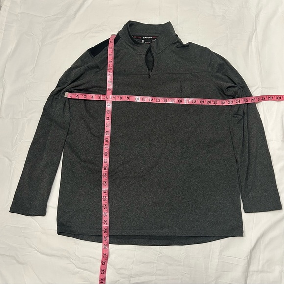Men's Spyder Quarter-zip Athletic Sweatshirt - Picture 2 of 4